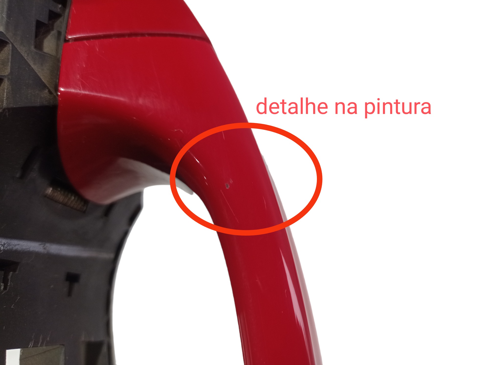 Maçaneta Ext Porta Traseira Esquerda Vw Golf Tsi 2017 V585 Vermelho 8