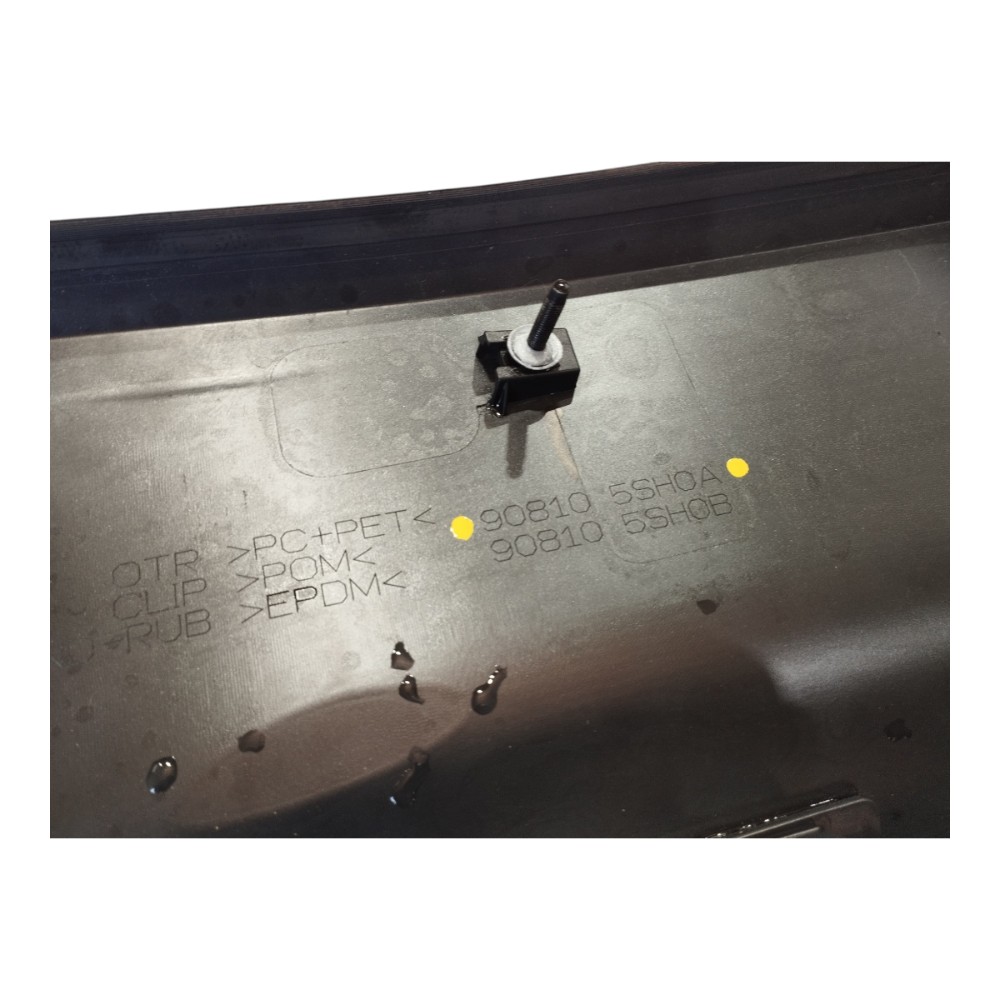 Moldura Porta Malas Traseiro Nissan Leaf 2023 V632 3