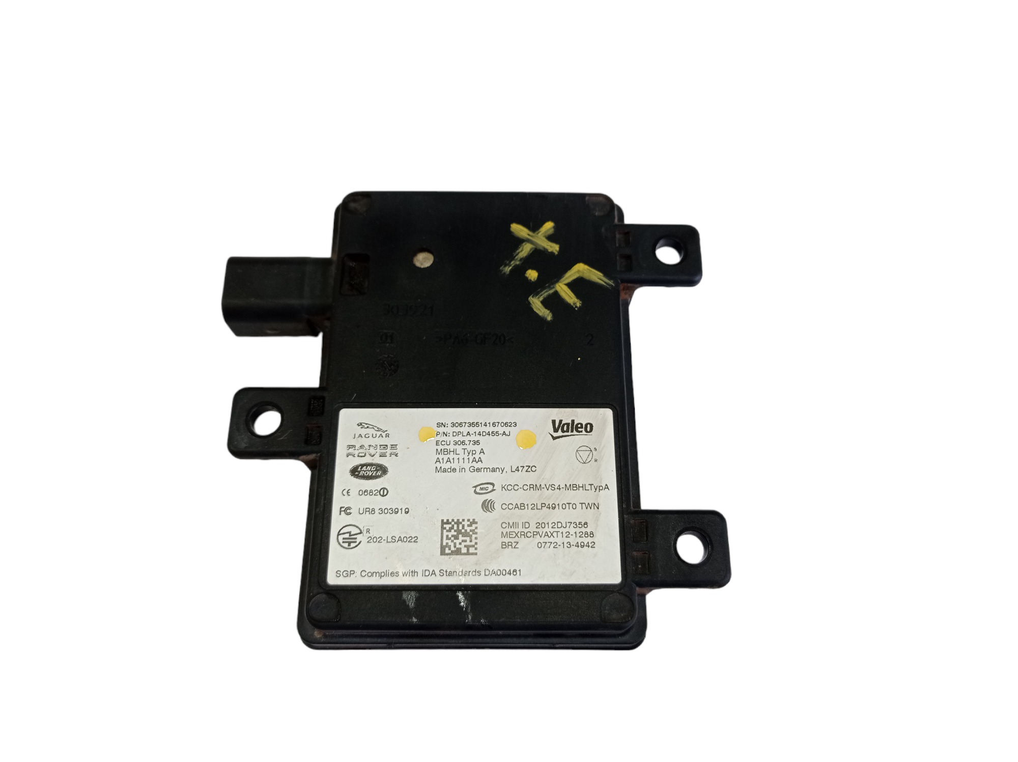 Módulo Ponto Cego Traseiro Esquerdo Rover Sport 2014 V573 8