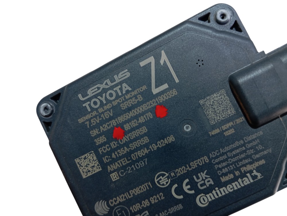 Sensor Radar Traseiro Direito Lexus Rx500hf 2023 V619 5