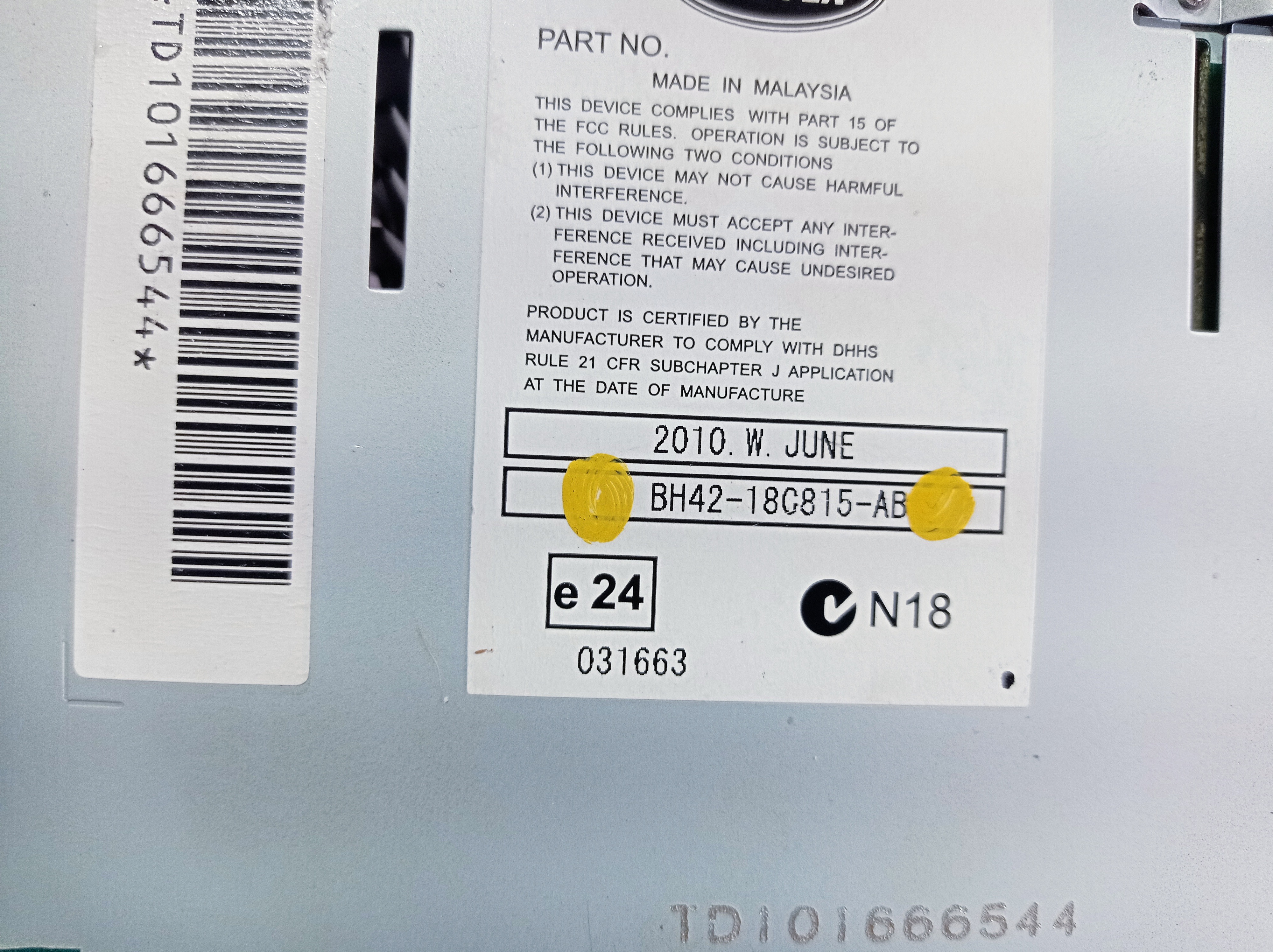 Módulo De Som Radio Range Rover Vogue 2009 A 2012 V546 10