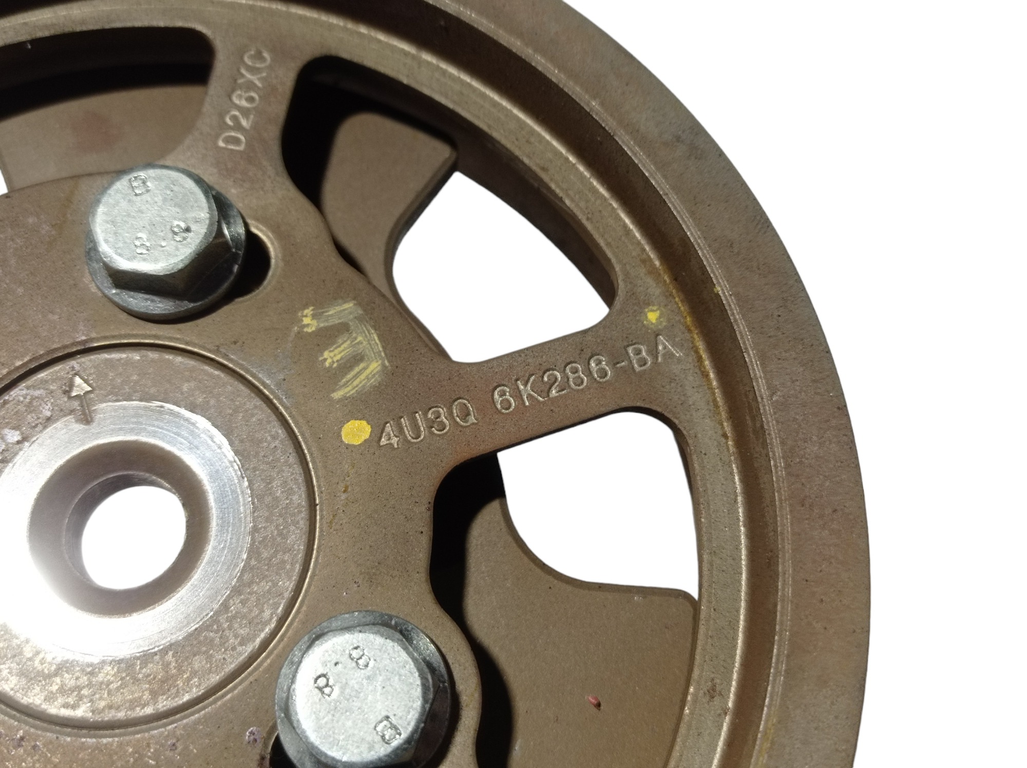 Polia Virabrequim Esquerda Land Rover Discovery 5 2020 V562 7