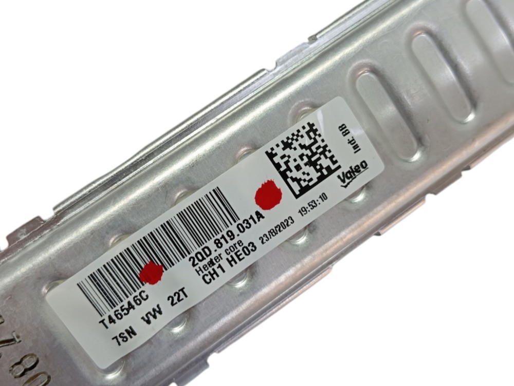 Radiador Ar Quente Vw Nivus Hl Tsi 1.0 2024 V608 4