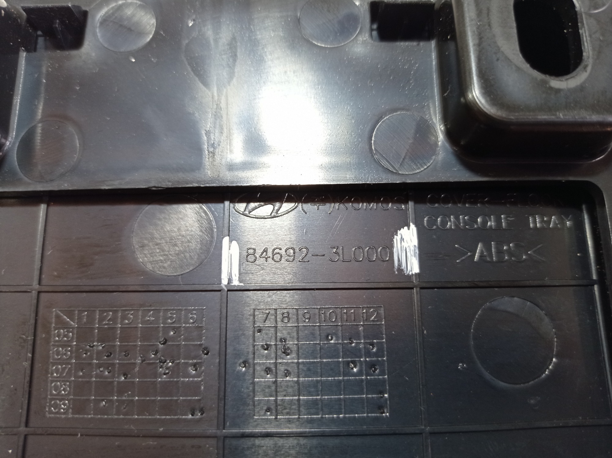 Acabamento Console Hyundai Azera 2011 V579 9