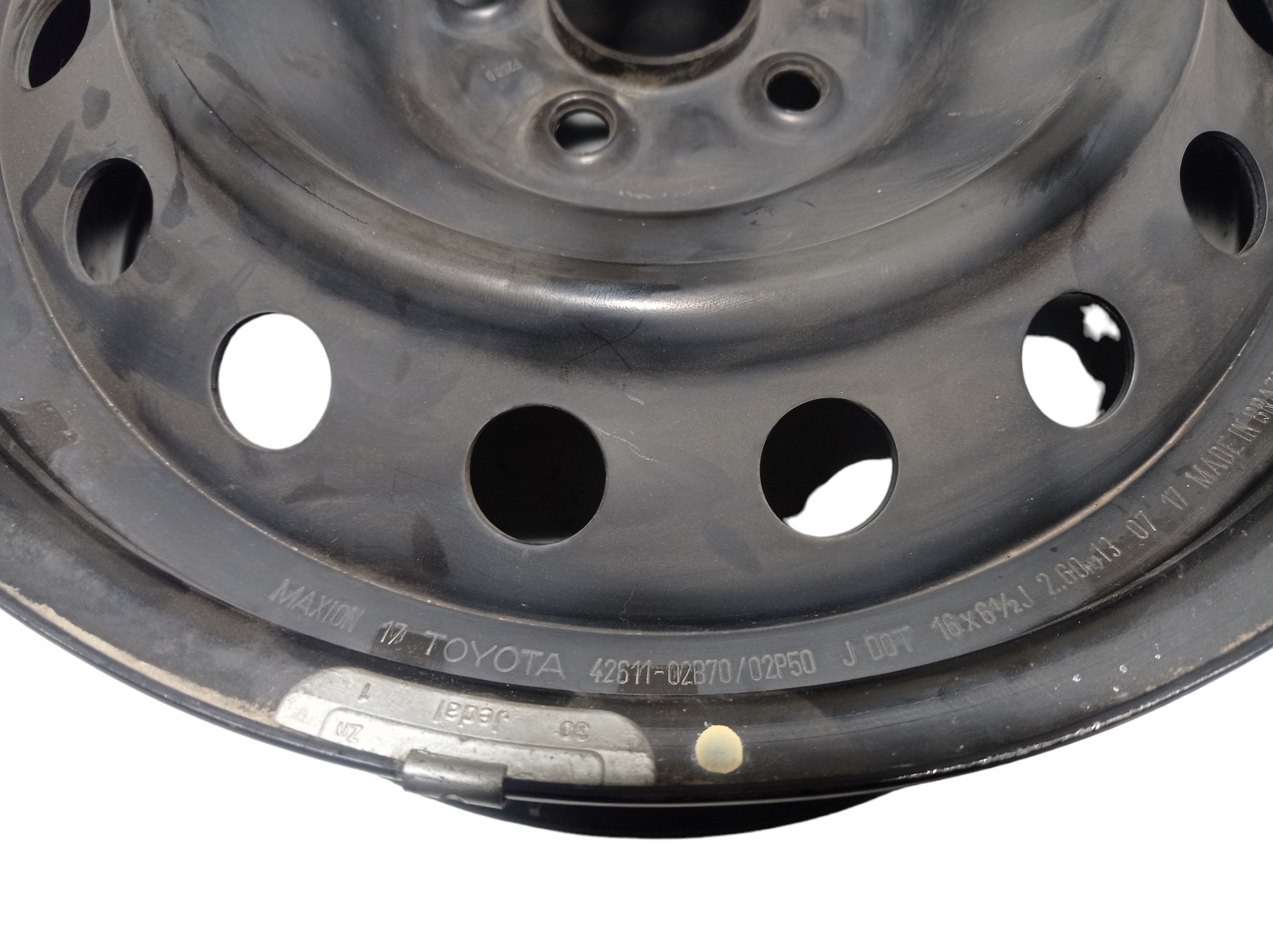 Roda Ferro Original Toyota Corolla Aro 16 5×100 2018 V336 6