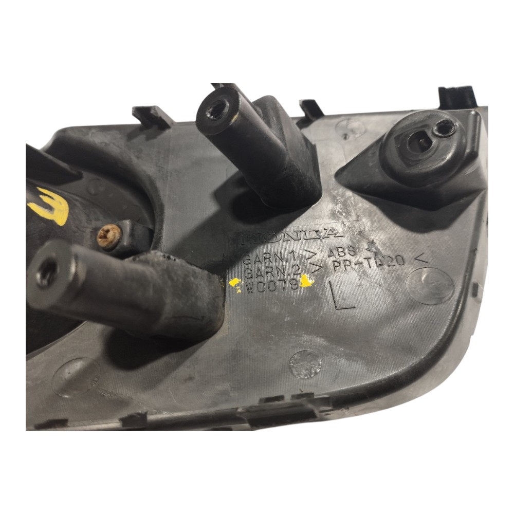 Moldura Farol Milha Esquerdo Honda Civic 2010 A 2015 V658 Preto Esquerdo 9