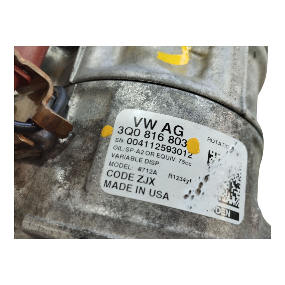 Compressor Ar Vw Taos Highline 1.4 2022 2024 V655 10
