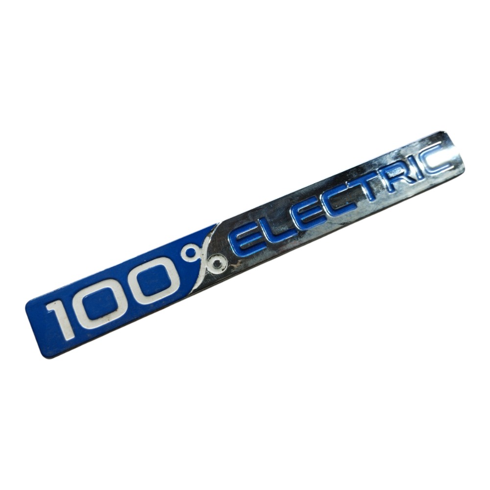 Emblema 100% Eletric Porta Dianteira Jac Ejs1 2022 2023 V651 2