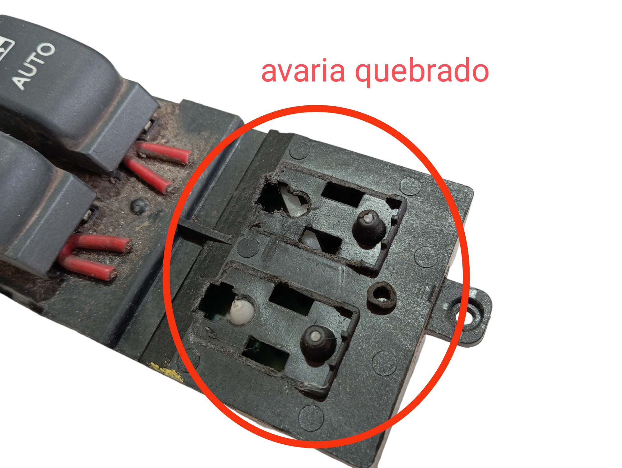 Botão Vidro Porta Dianteira Esquerda Hyundai Azera 2009 V595 10