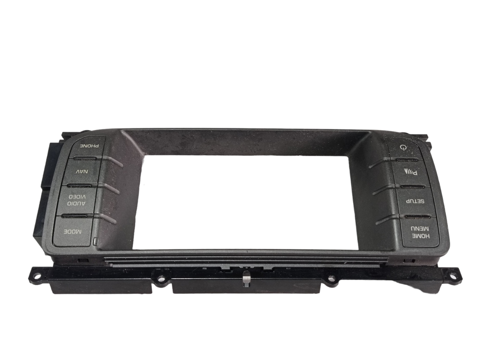 Moldura Comando Multimídia Range Rover Evoque 2.2 2015 V600 Preto