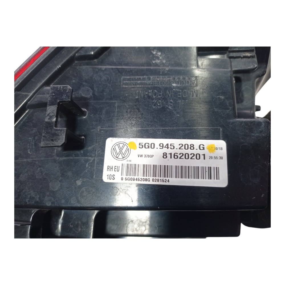 Lanterna Traseira Direita Golf Gti 2019 V563 5g0945208g 8