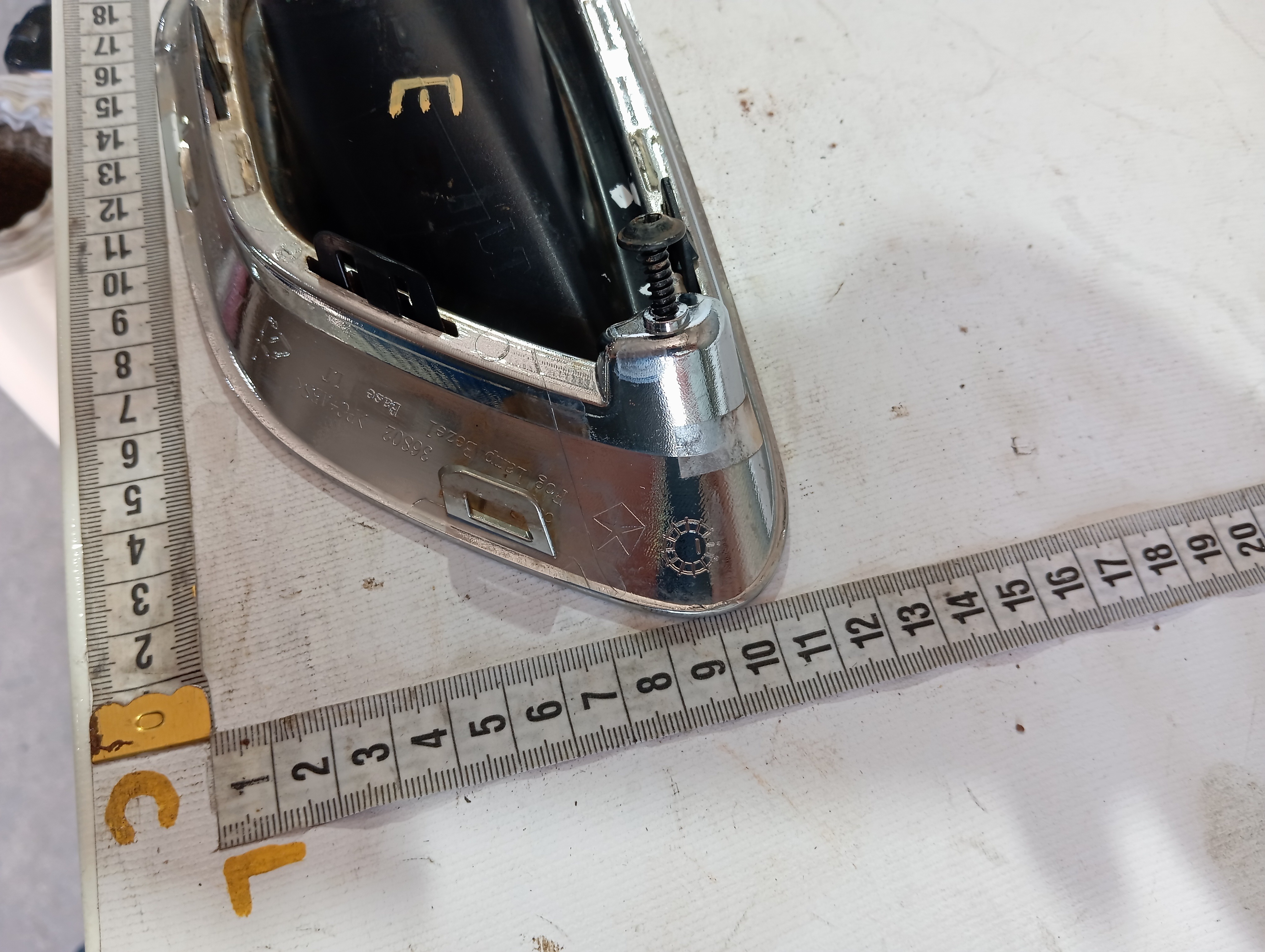 Moldura Farol Milha Esquerdo Jeep Grand Cherokee 2014 V604 Esquerdo 8