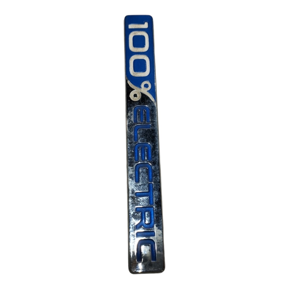 Emblema 100% Eletric Porta Dianteira Jac Ejs1 2022 2024 V616 3