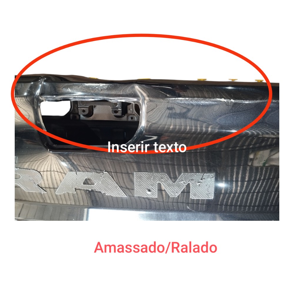 Tampa Traseira Ram Rampage Rt 2023 2024 V641 5