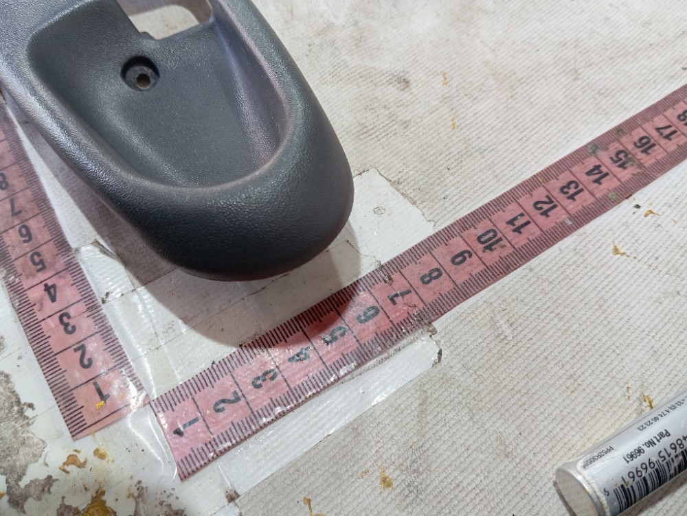 Moldura Maçaneta Int Porta Diant Direita L200 Sport 06 V647 Dianteira 10