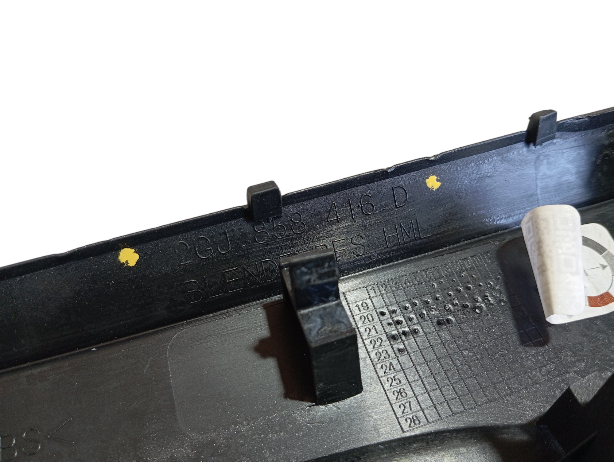 Moldura Central Painel Vw Taos 2022 2024 V601 7