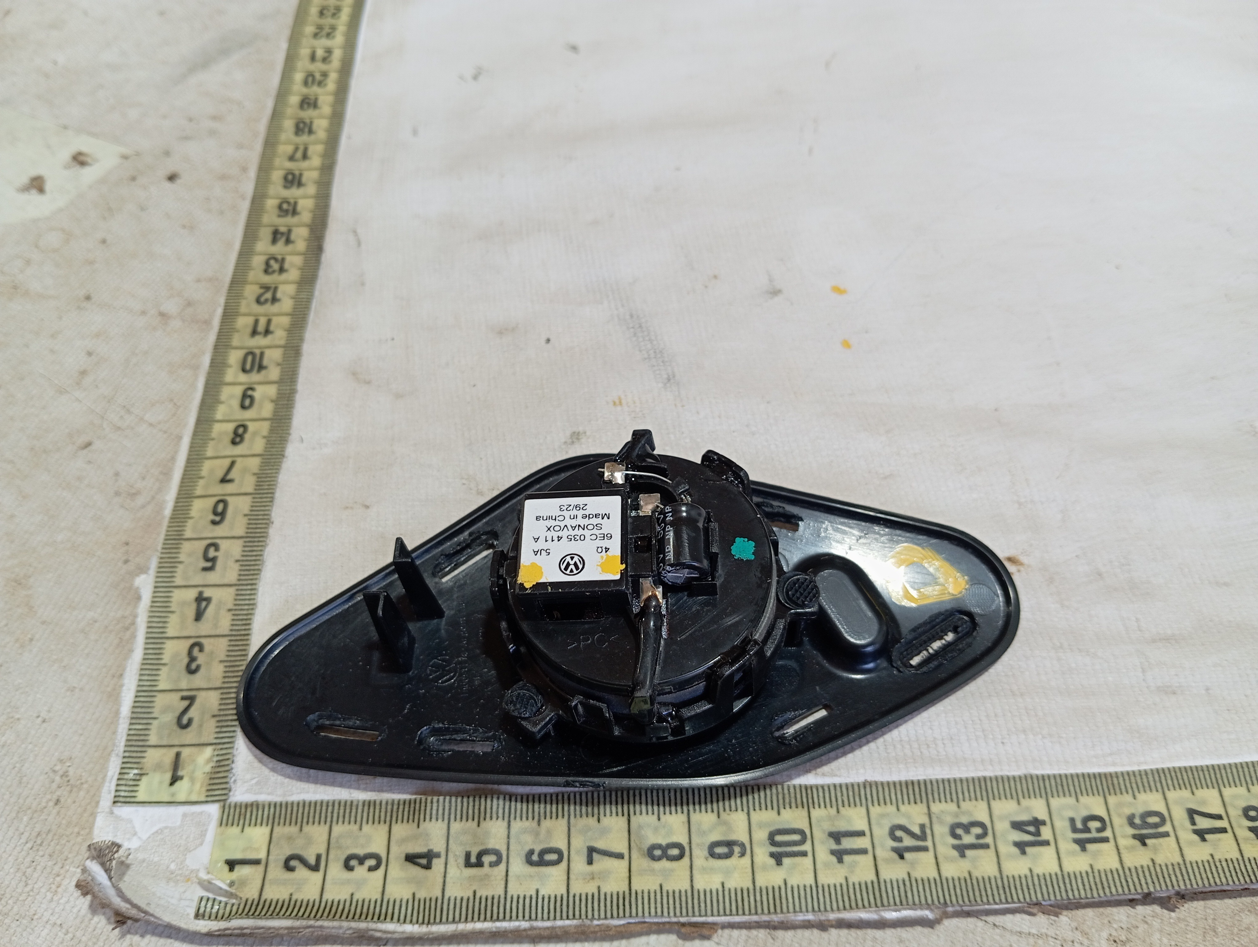 Tweeter Coluna Direita Vw Taos Highline 2022 2024 V601 Preto 7