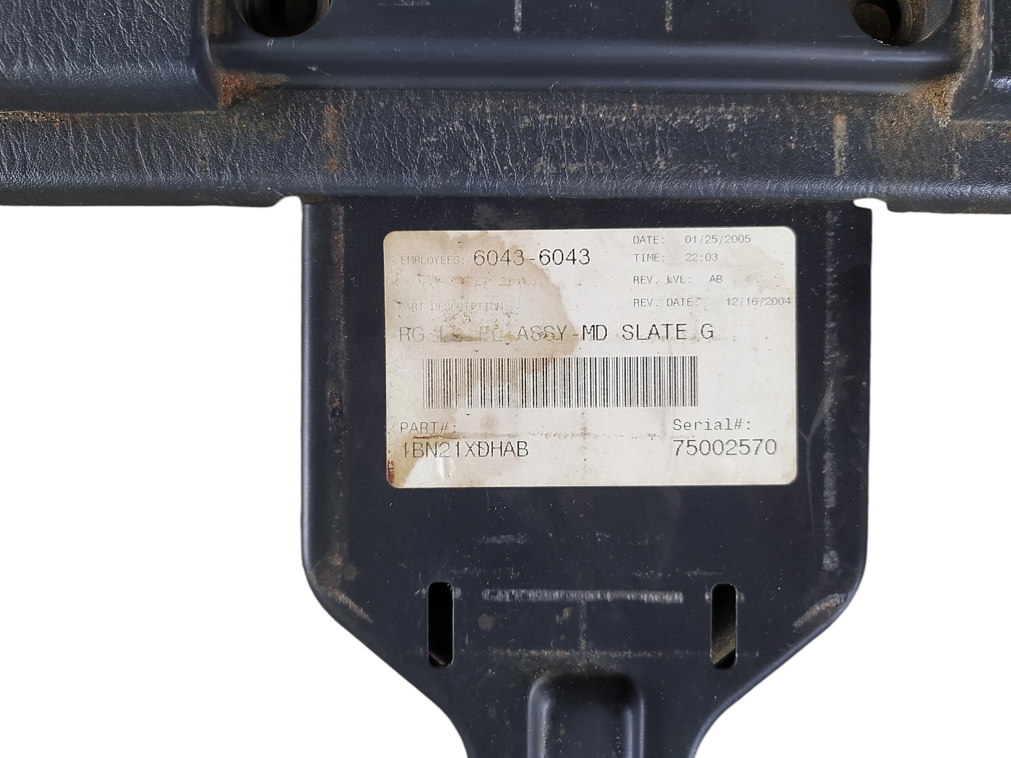 Moldura Assoalho Interno Chrysler Grand Caravan 2005 V586 2