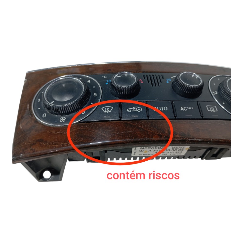 Comando Ar Condicionado Mercedes C180 2002 2007 V661 6