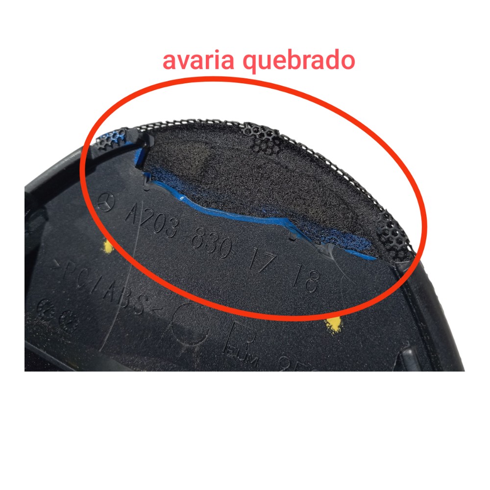 Moldura Central Painel Mercedes C180 2002 2007 V661 2