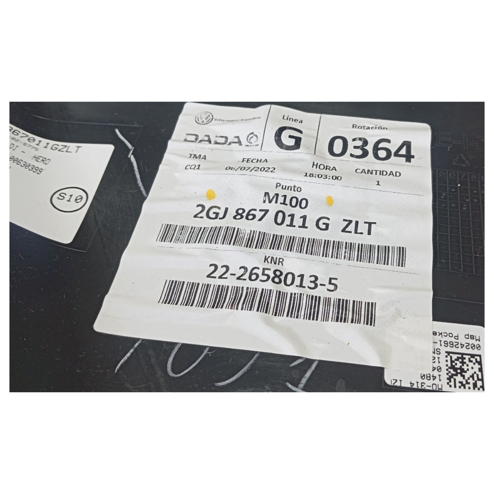 Forro Porta Dianteira Esquerda Vw Taos Highline 2022 24 V655 3