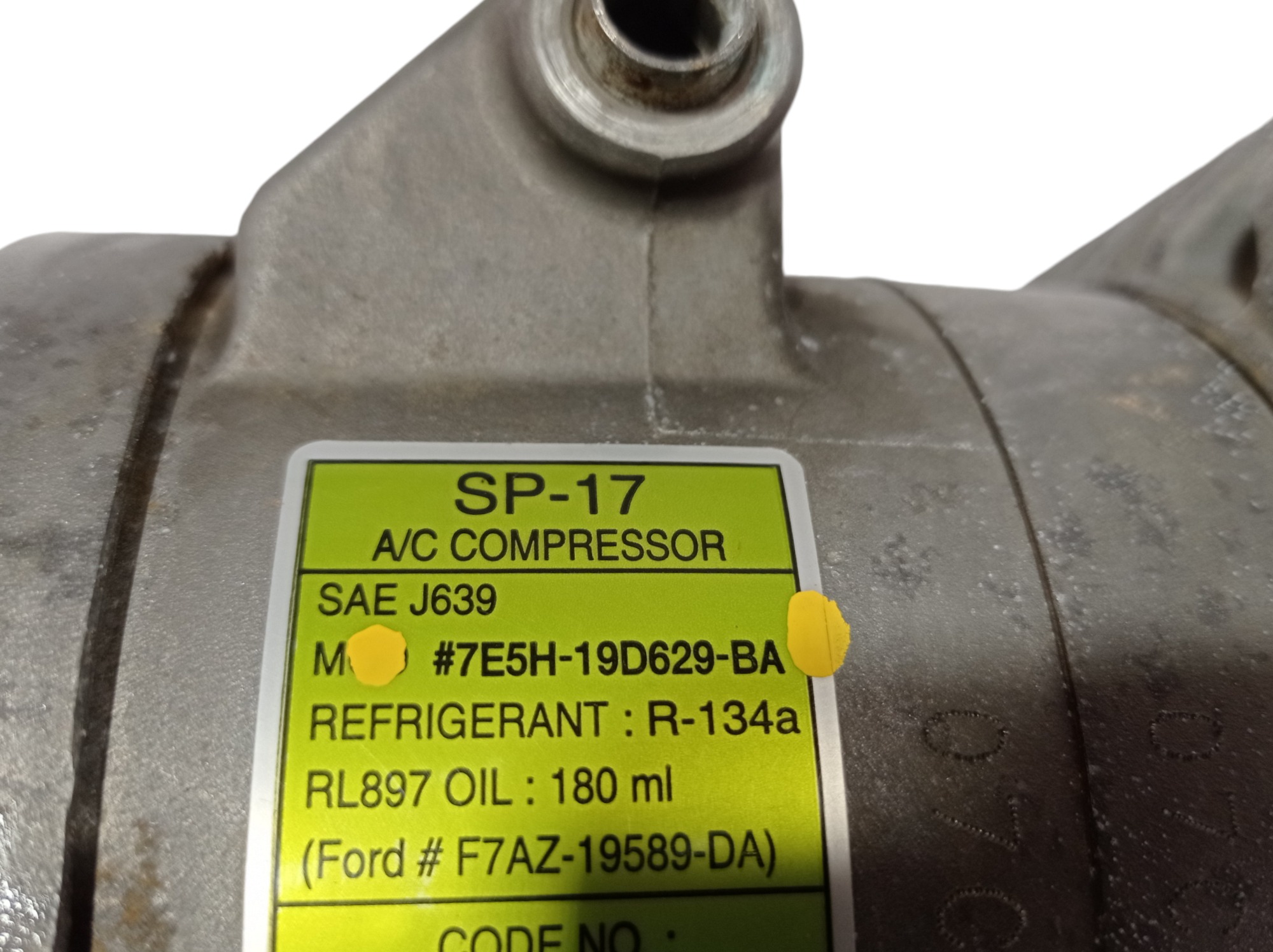 Compressor De Ar Ford Fusion 2.3 2007 7e5h19d629ba V560 6
