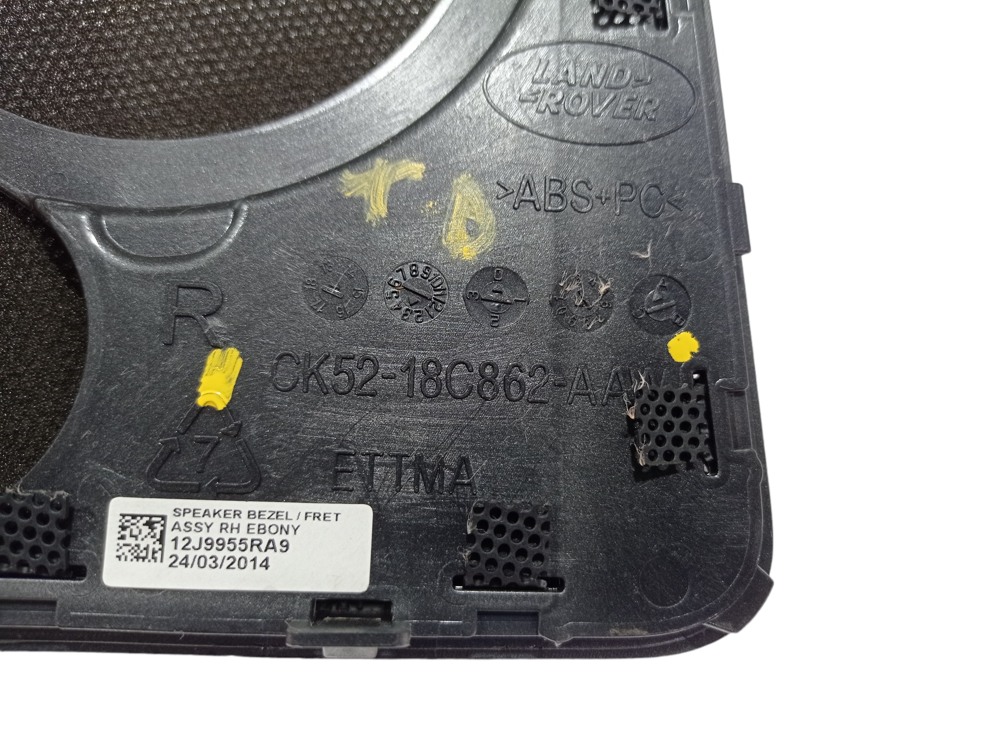 Tela Alto Falante Direito Portamalas Range Rover Sport V573 Preto 9