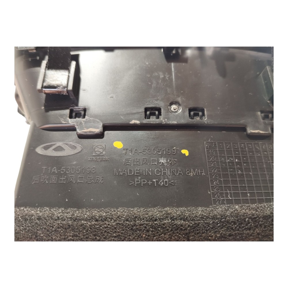 Difusor Ar Traseiro Chery Tiggo 7 Pro 2022 2024 V640 4