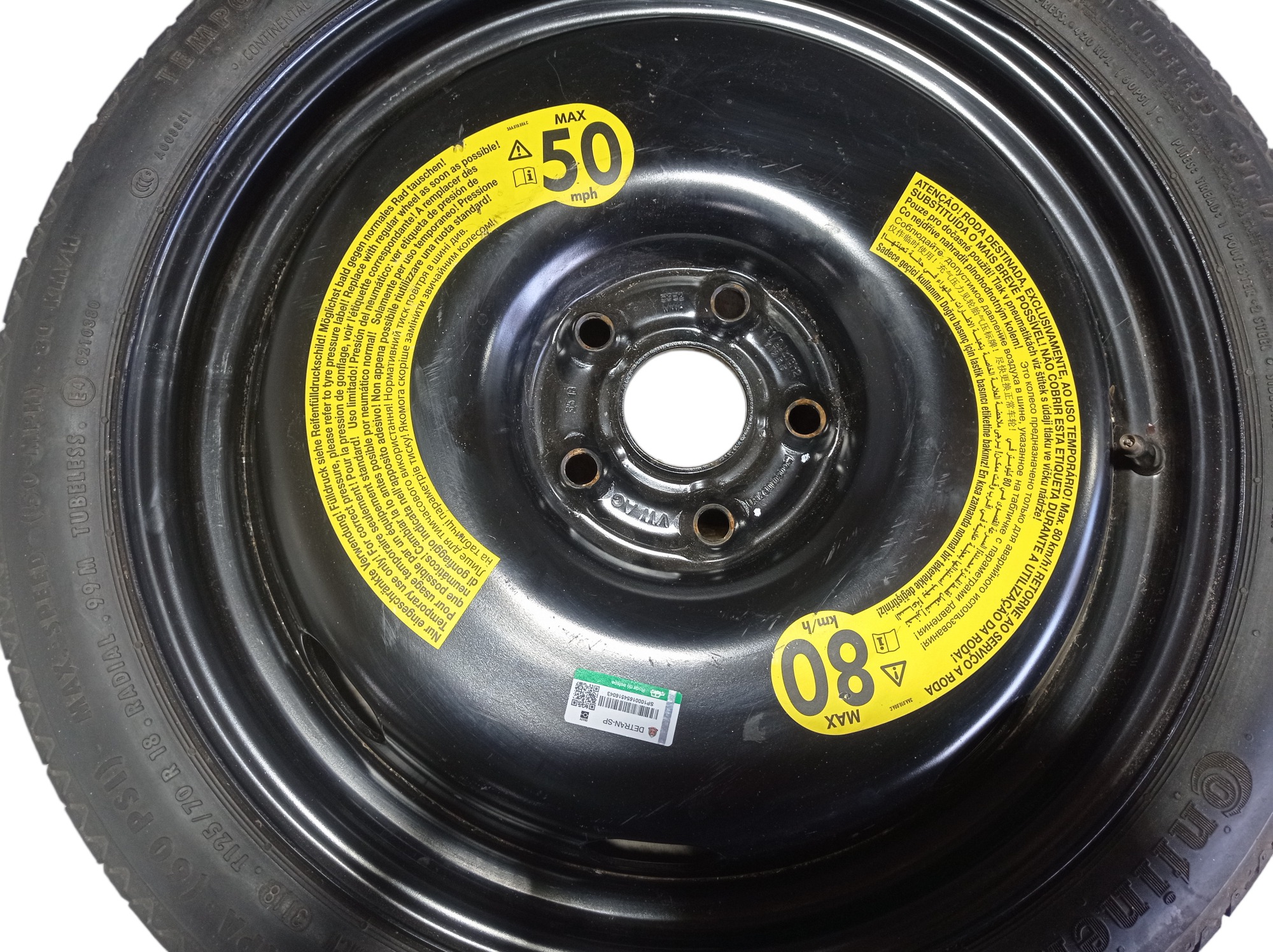 Roda Estepe Aro 18 Volkswagen Golf Gti 2019 V563 3