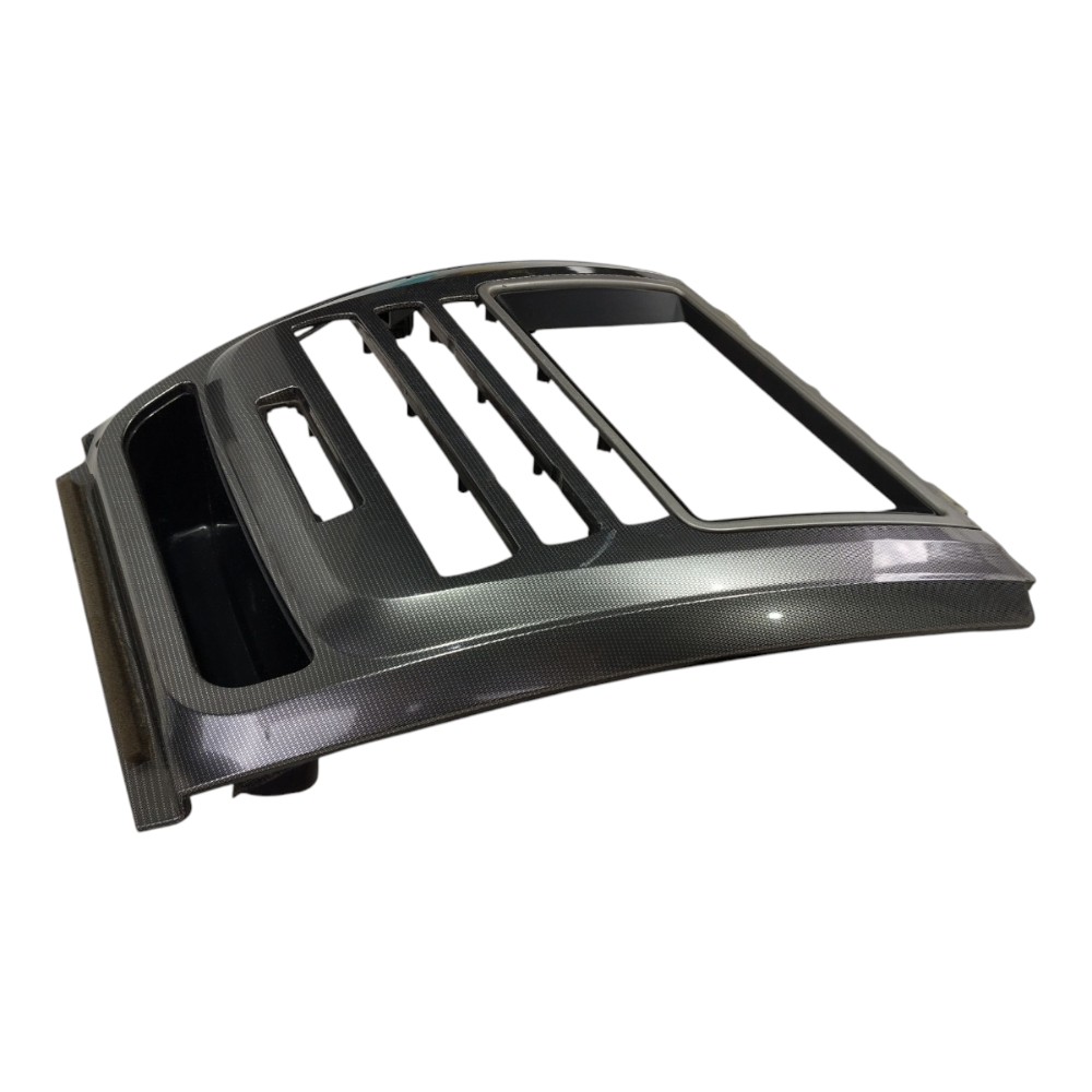 Moldura Painel Central Ford Fusion 2009 2012 V637 Prateado 8