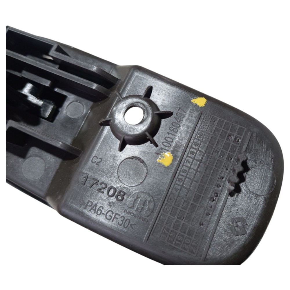 Maçaneta Int Porta Dianteira Direit Fiat Mobi 2016 2024 V654 Preto Dianteira 5