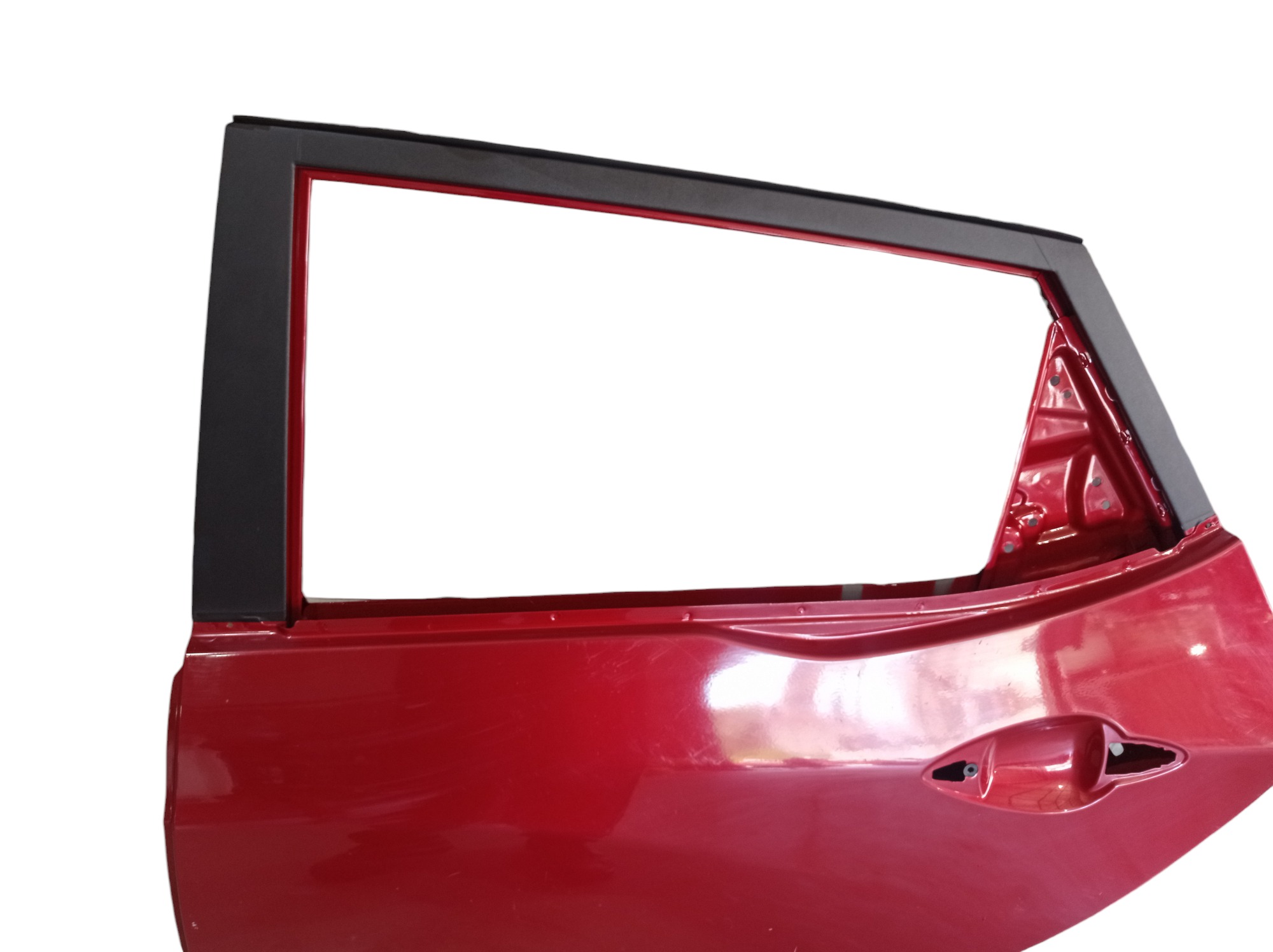 Porta Traseira Esquerda Jac T40 2019 V565  Traseira Esquerdo Vermelho 2