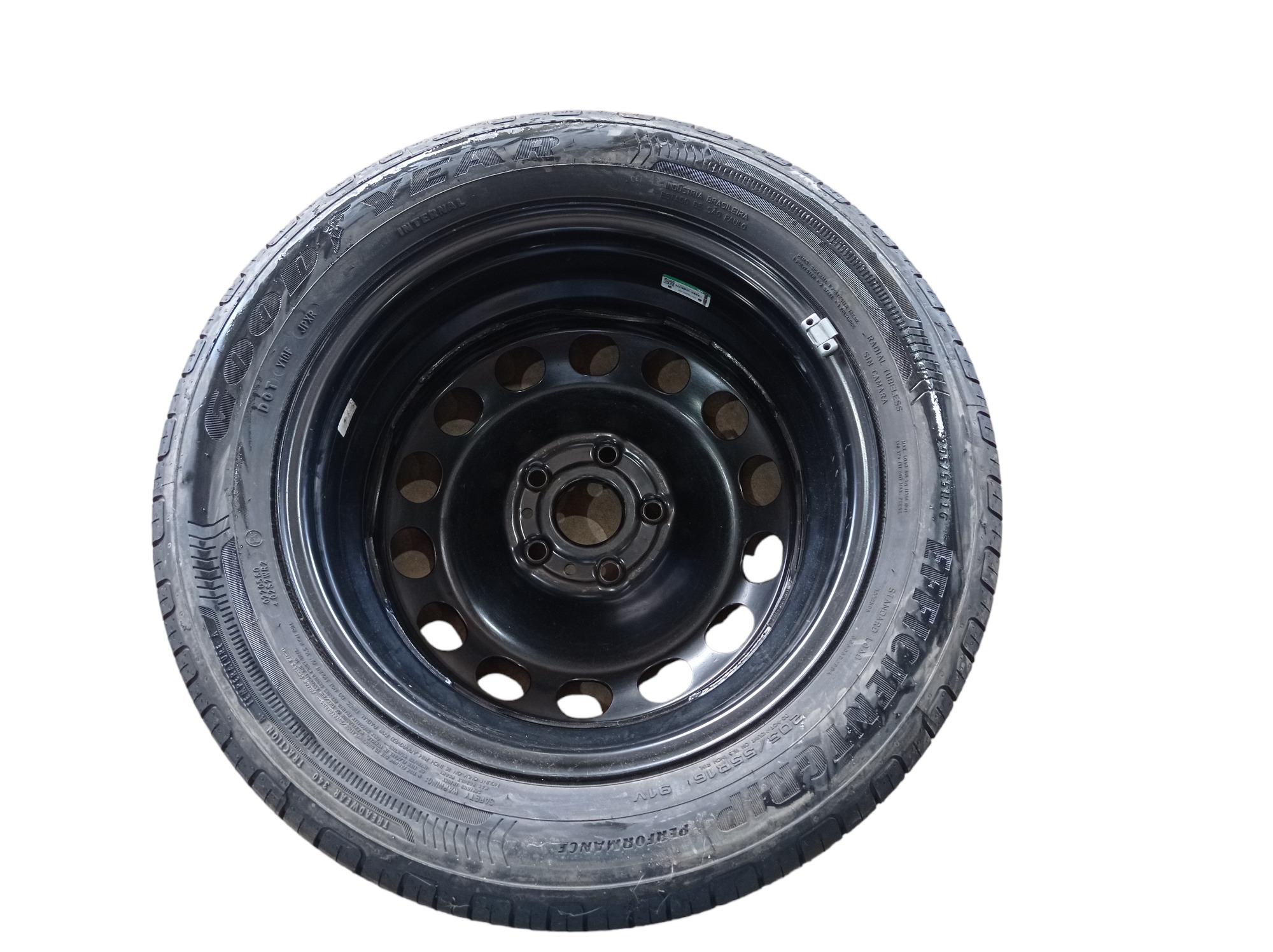 Roda Estepe Aro 15 Vw Golf Tsi Comfortline 2017 V585 4