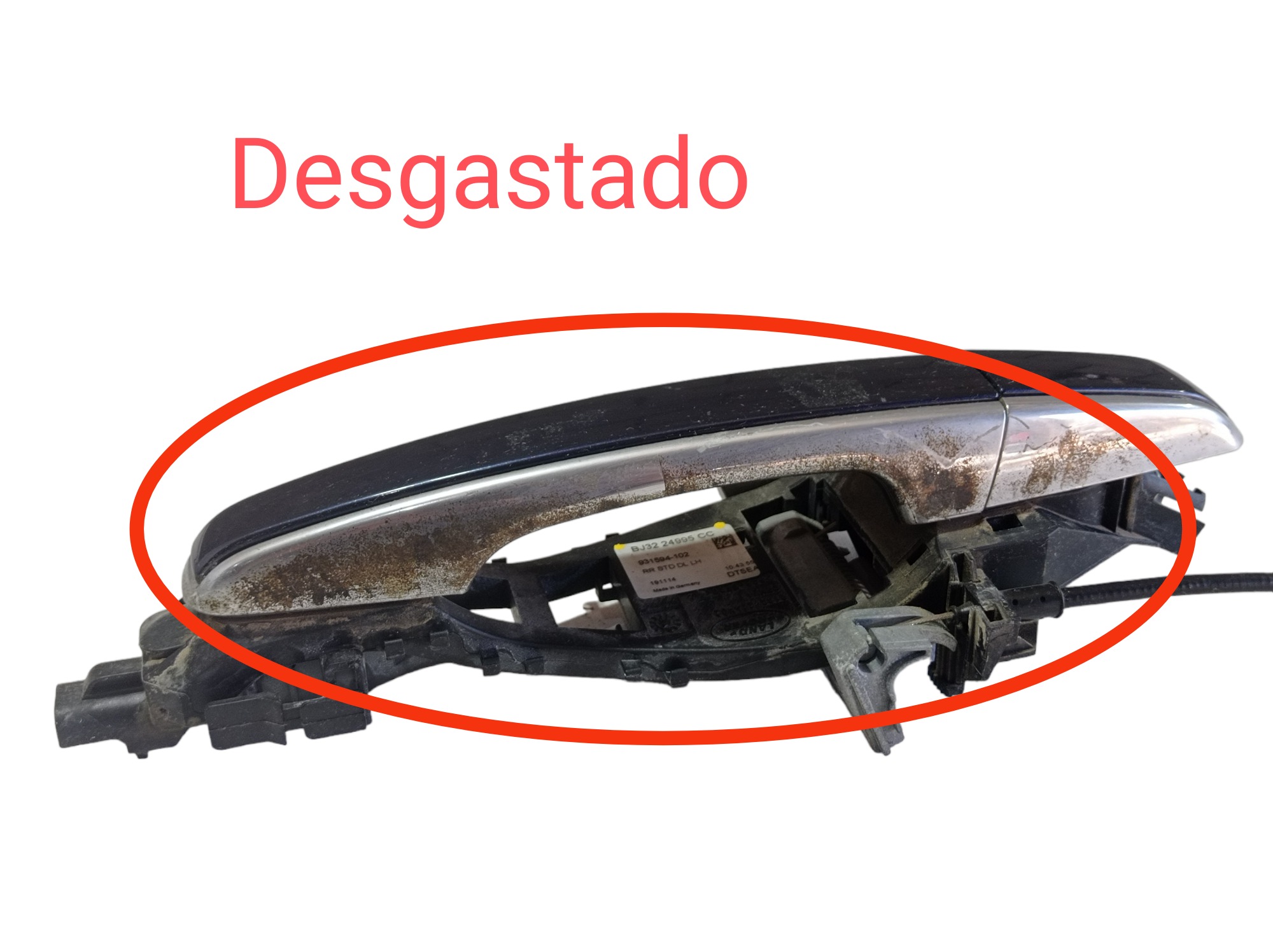 Maçaneta Externa Traseira Esquerda Evoque 2015 V600 5