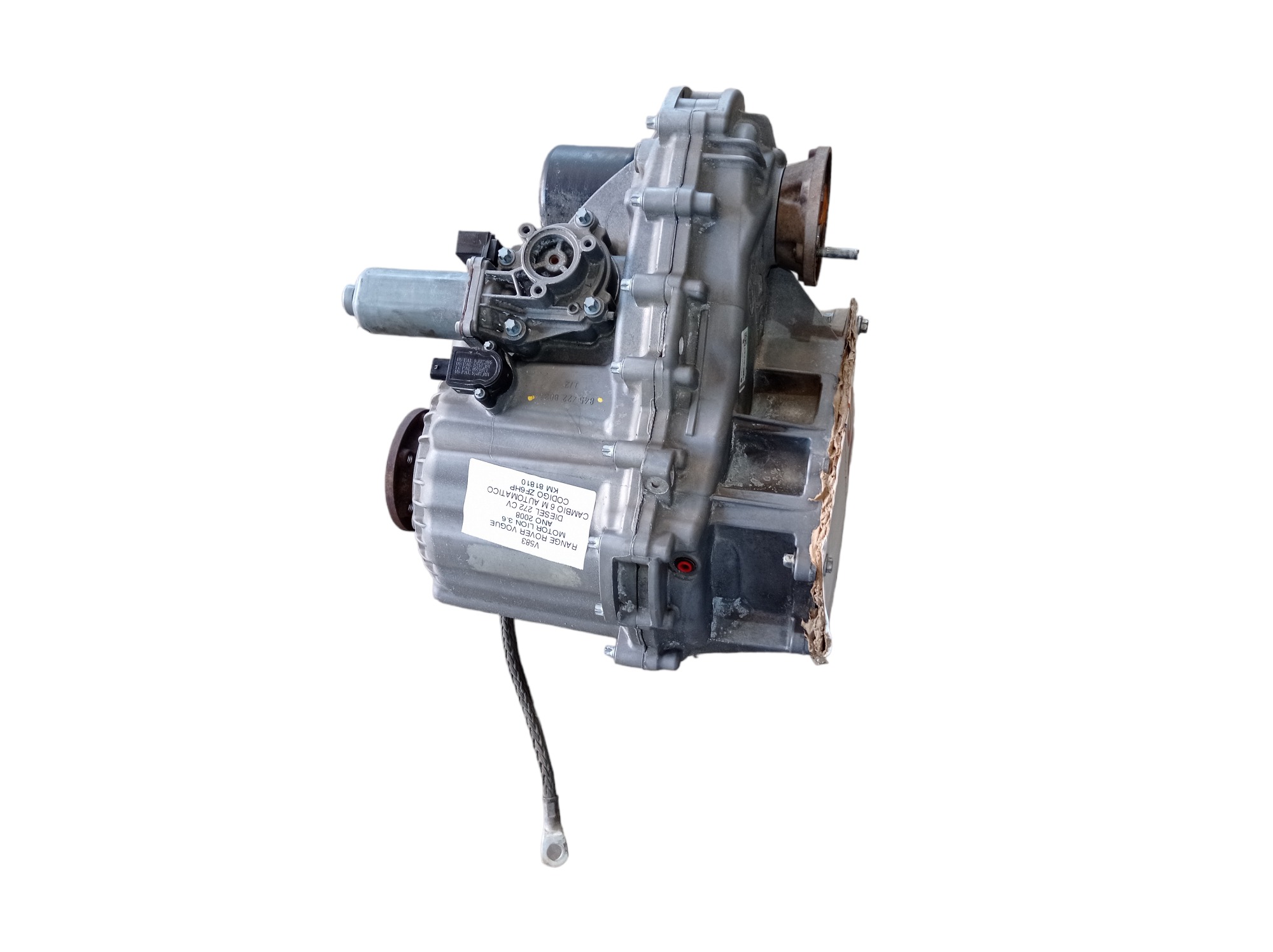 Caixa De Tração Range Rover Vogue 3.6 V8 2008 V583 2