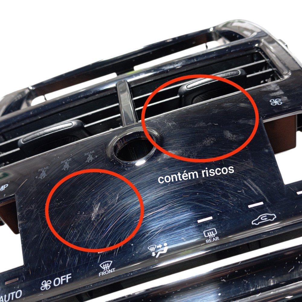 Moldura Central Painel Toyota Yaris 2019 A 2024 5