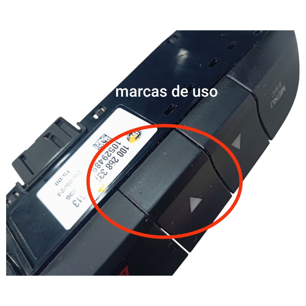 Botão Pisca Alerta Fiat Mobi 2024 V654 7