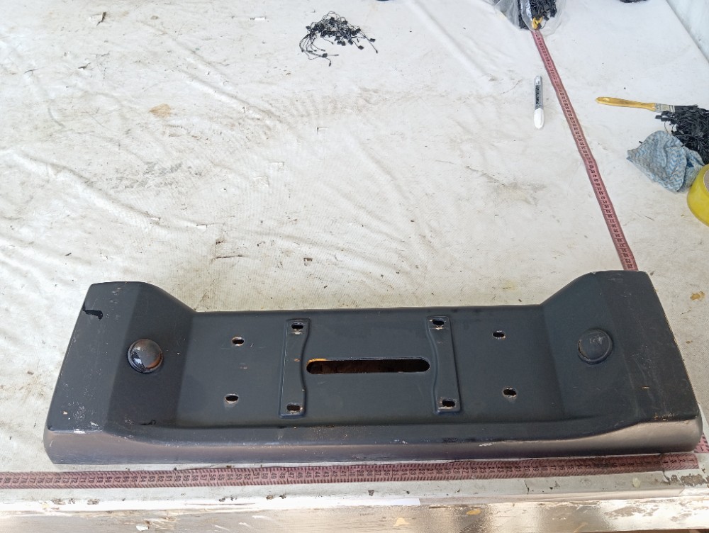Moldura Placa Traseira Troller T4 2011 V650 Preto 10