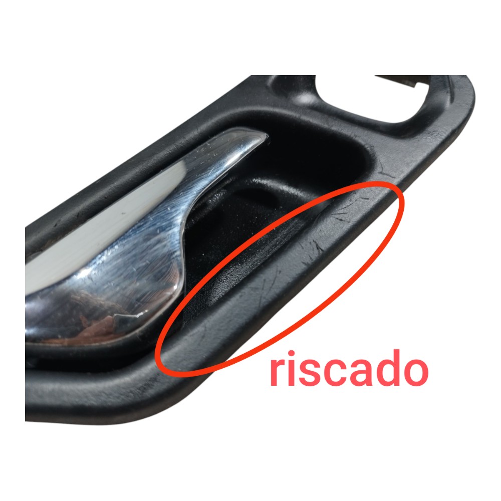 Maçaneta Inter Traseira Direita Mercedes C180 2002 2007 V661 Preta Traseira 3