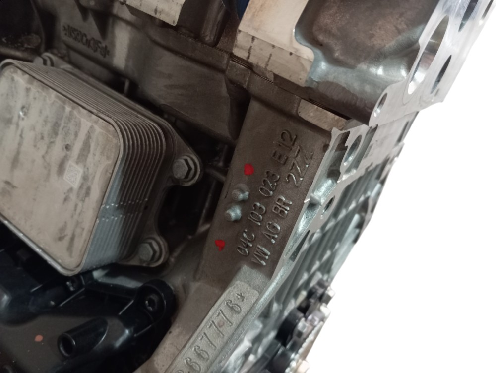 Motor Parcial Vw Nivus Up Golf Tsi 1.0 3c Turbo 2024 V608 5