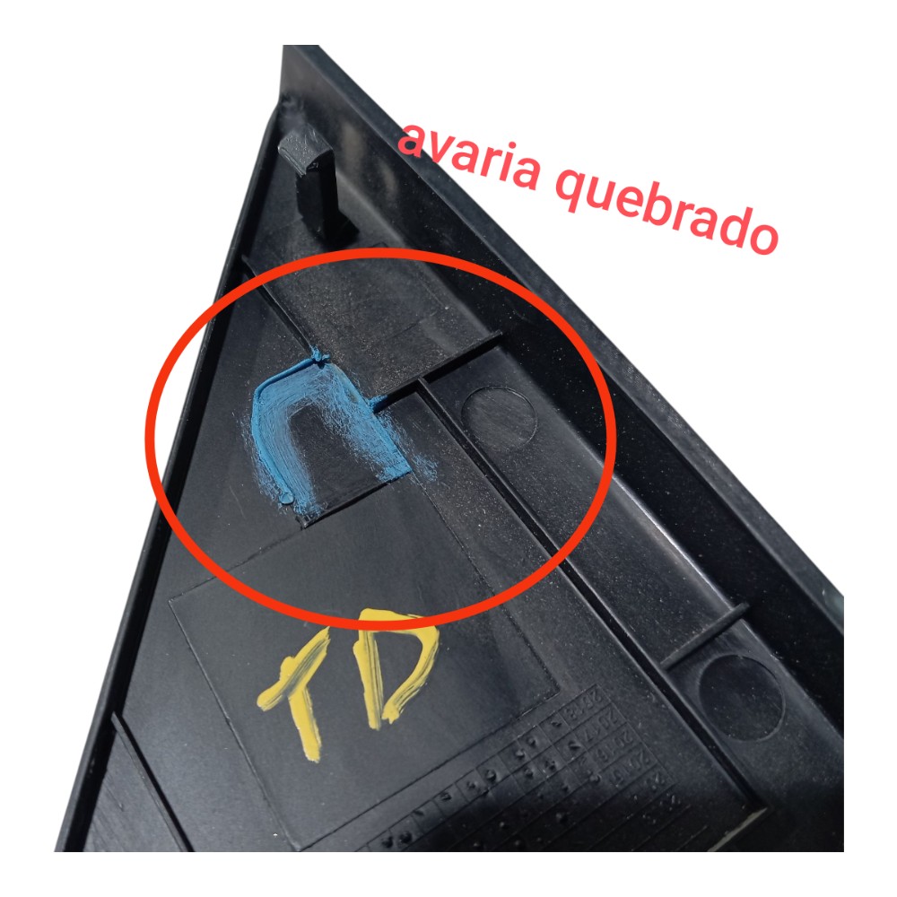 Moldura Interna Porta Traseira Direita Jac T50 2017 21 V662 2