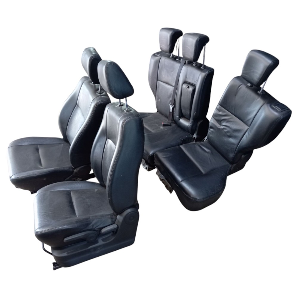 Jogo Banco Couro Suzuki Grand Vitara 2012 A 2015 V649 Preto