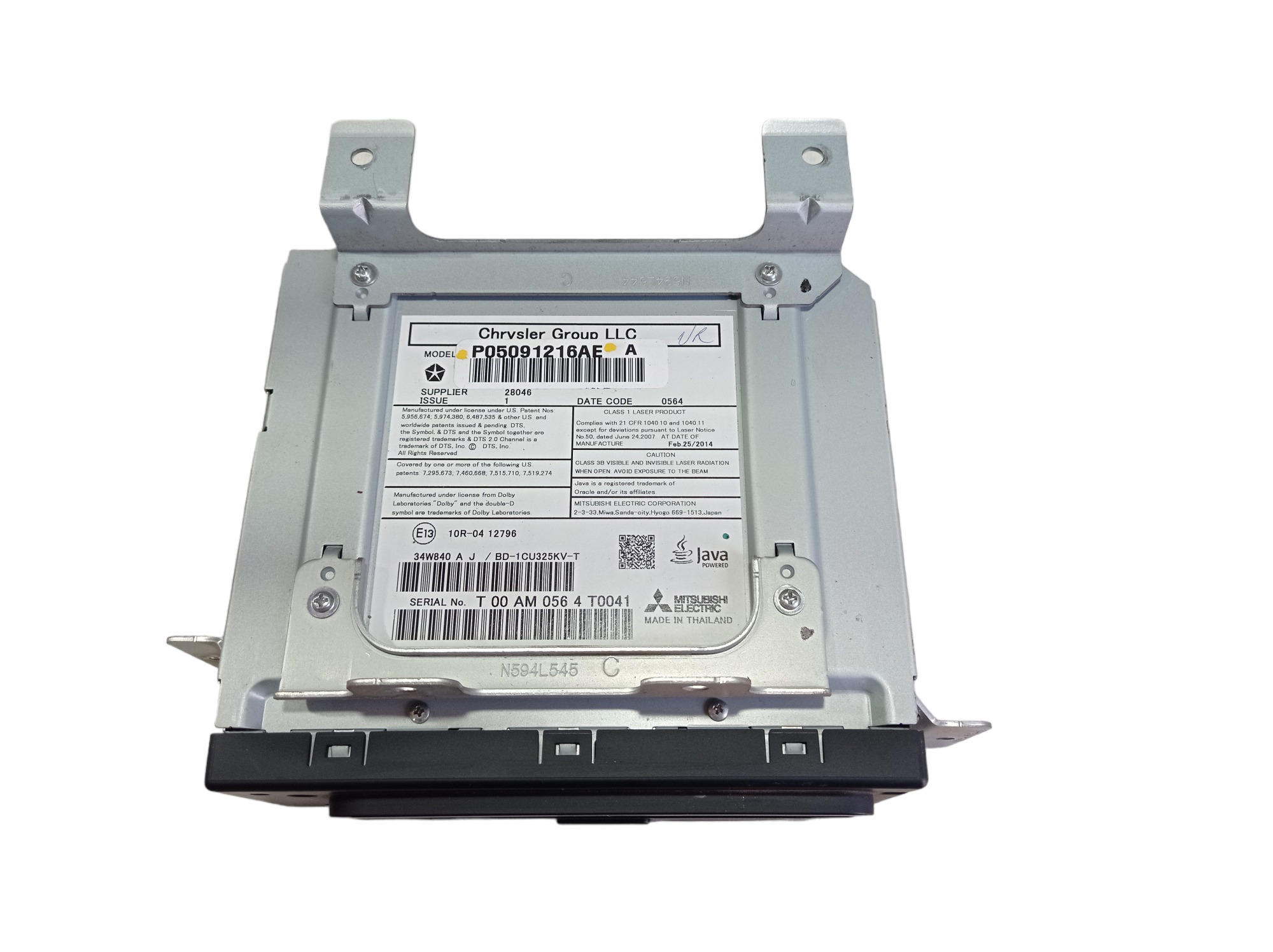 Dvd Blu-ray Jeep Grand Cherokee Limited 3.0 2014 V580 8