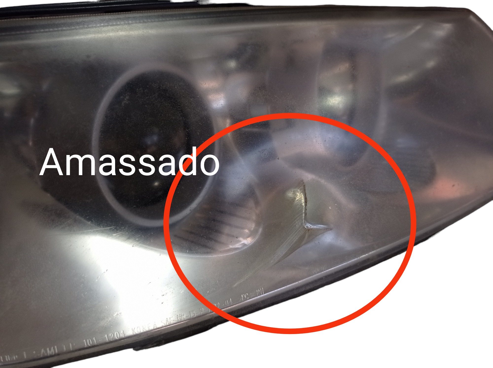 Farol Direito Hyundai Azera 2009 3.3 V595 8