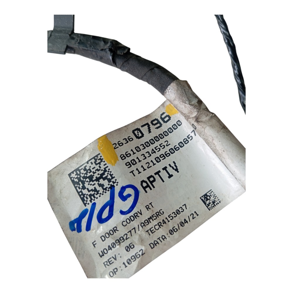 Chicote Porta Dianteira Direita Gm Tracker 2020 2025 V627 4