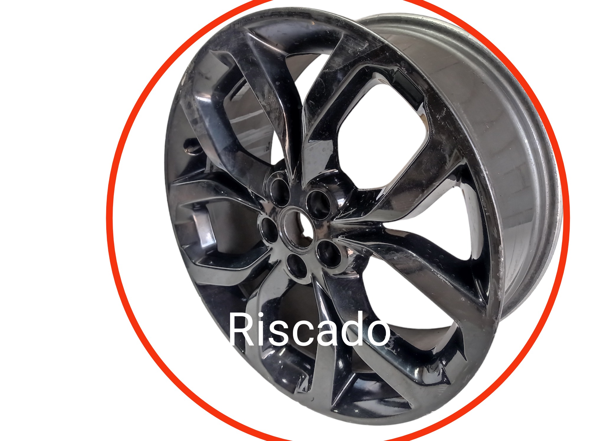 Roda Aro 19 Land Rover Discovery Sport 15 2018 V591 Preto 2