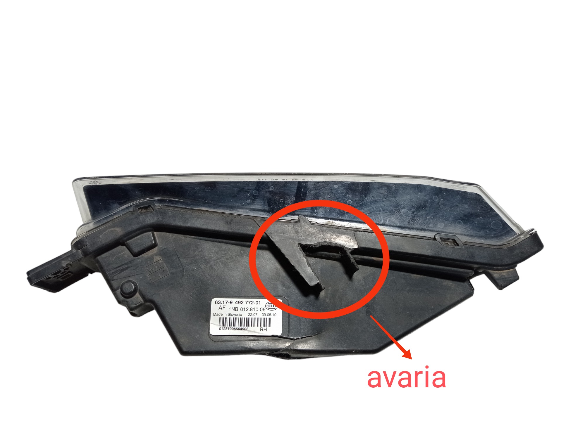 Lente Farol De Milha Direita Bmw X4 30i Xdrive 2019 V350 9