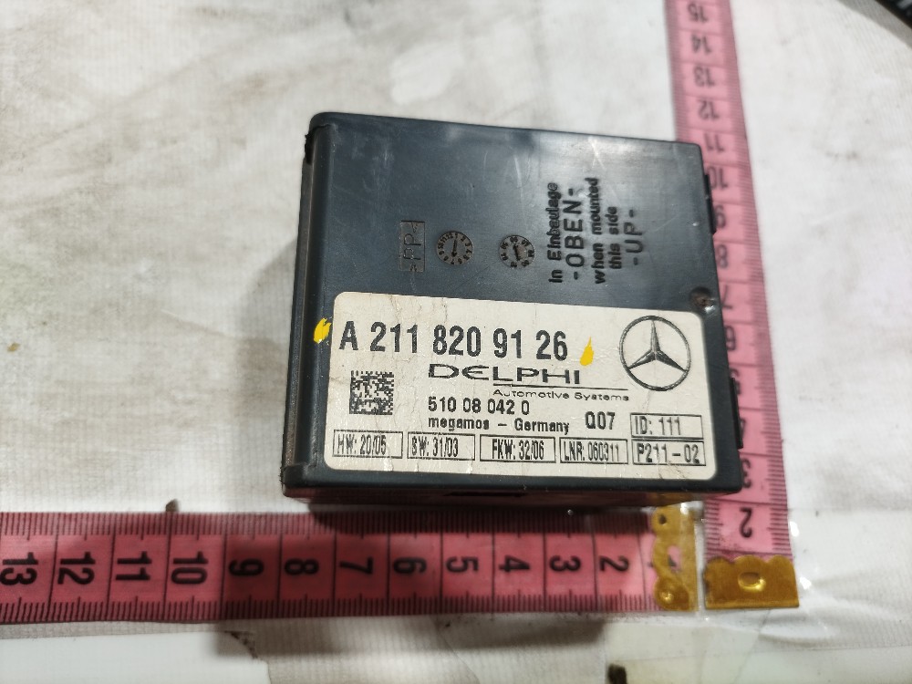 Módulo Anti Furto Mercedes C180 2002 2007 V661 5