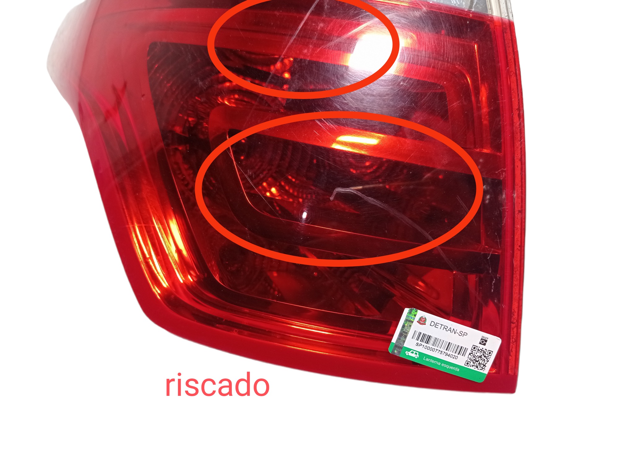 Lanterna Esquerda Citroen C4 Pic Glxa 2011 V227 Esquerdo Vermelho 4