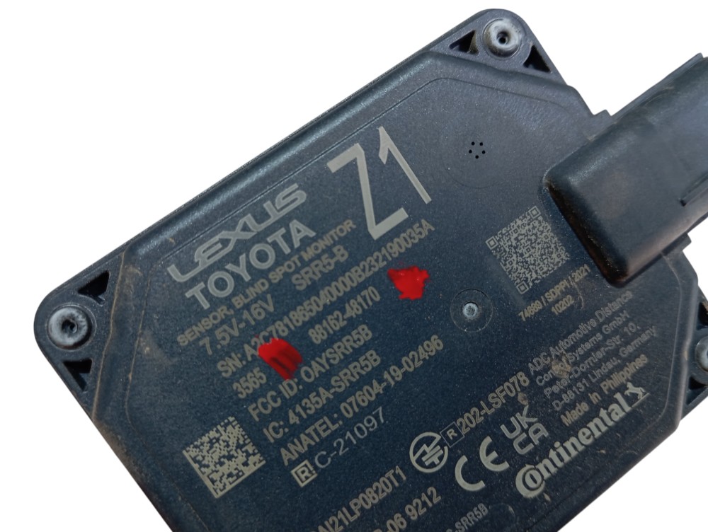 Sensor Radar Traseiro Esquerdo Lexus Rx500hf 2023 V619 5